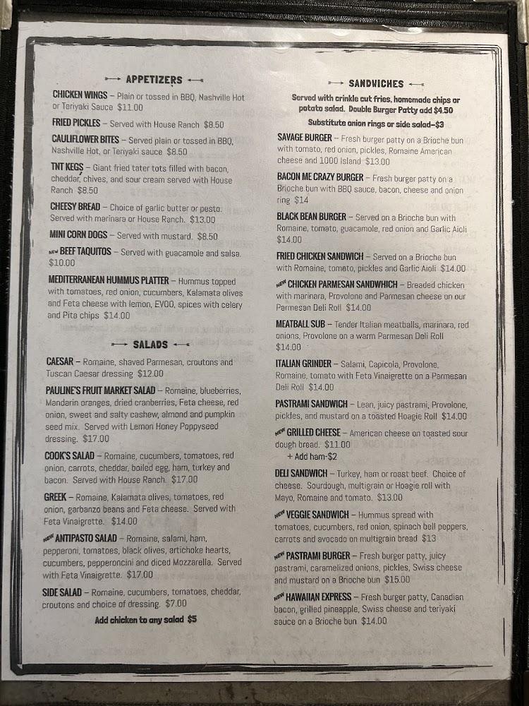 Just A Small Town Grill Menu image 3